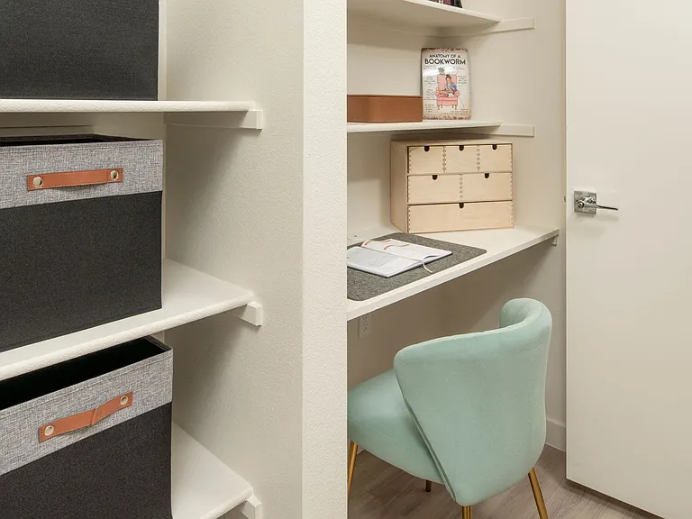 One Bedroom - Built-in Desk Area