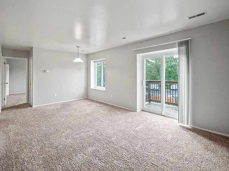 Living Room with Private Balcony