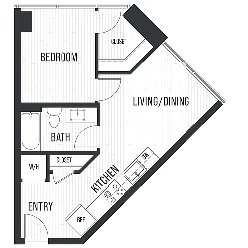 Floor plan Plan 1B