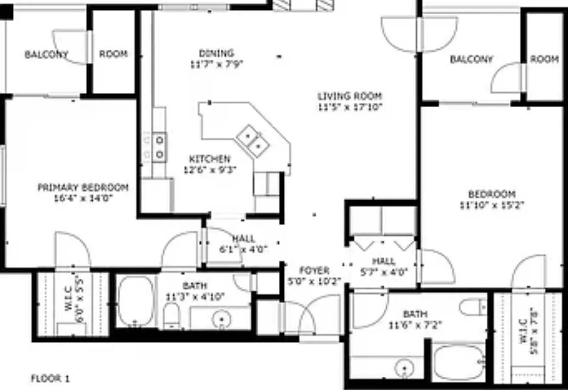 2 bed, 1180 sqft, $2,100 — Photo 2