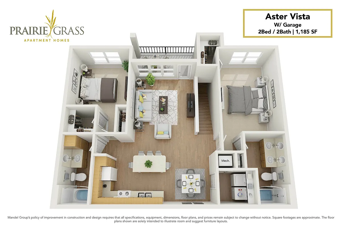 Floor plan Aster Vista w/ Garage