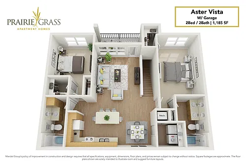 Floor plan Aster Vista w/ Garage