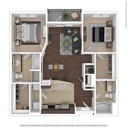 Floor plan 2C