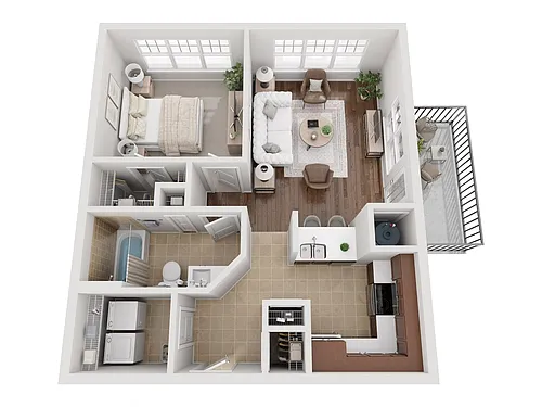 Floor plan A1 Renovated