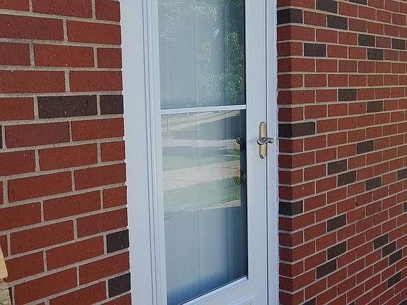 new storm door and steel door