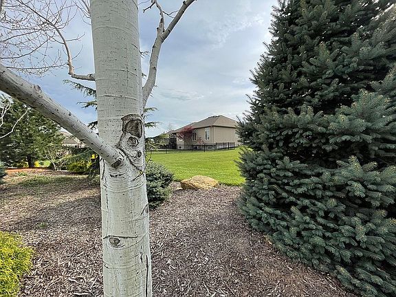 Beautifully landscaped yard