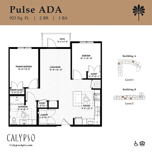Floor plan Pulse ADA