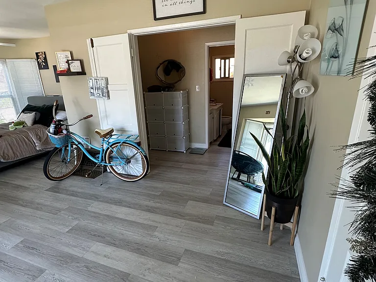 Private Dressing area leads to bathroom