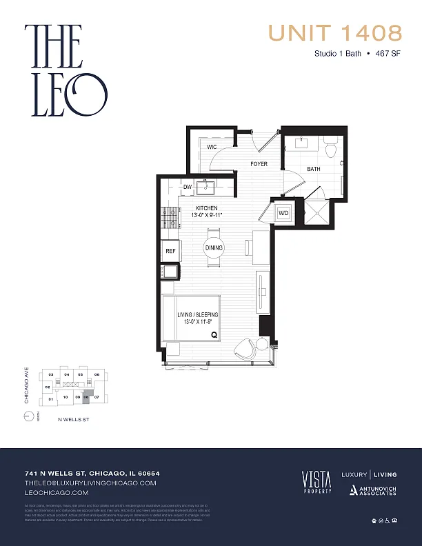 Floor plan 1408