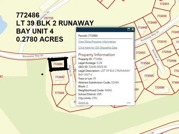 Allens Ct, Runaway Bay, TX 76426