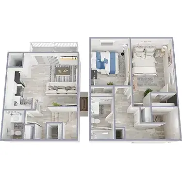 Floor plan B2 Townhome