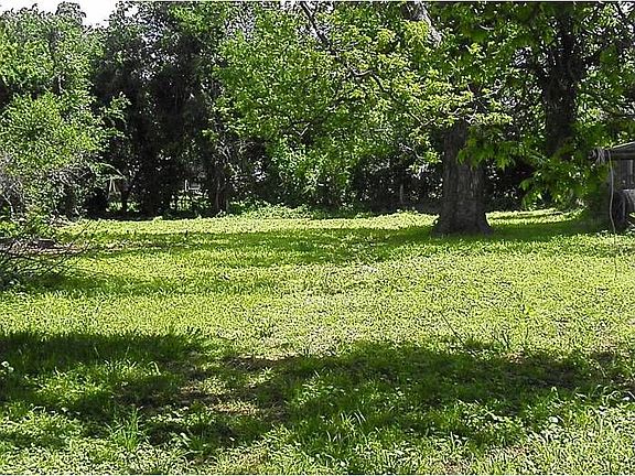 Half of the backyard