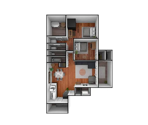 Floor plan 2X1