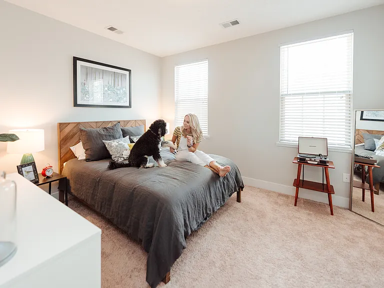 Spacious bedrooms
