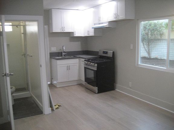 KITCHENETTE AND BATHROOM