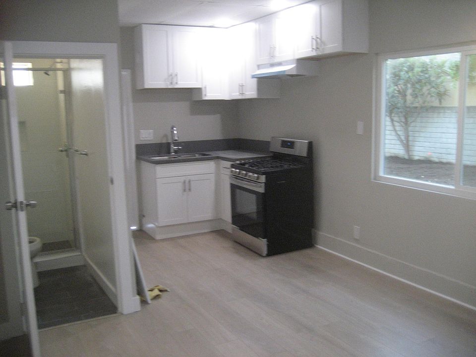 KITCHENETTE AND BATHROOM