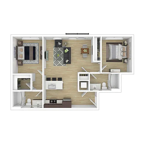 Floor plan 2B-F Juliet