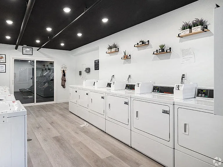 Clean, well-maintained on-site laundry room.