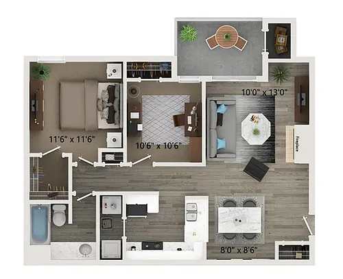 Floor plan B1