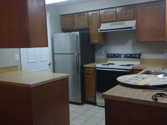 Kitchen. The full size washer dryer is located in the storag
