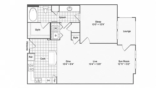 Floor plan A10