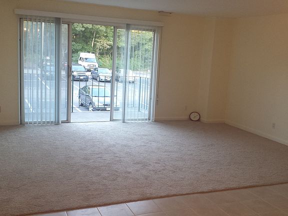 Living room looking out at balcony