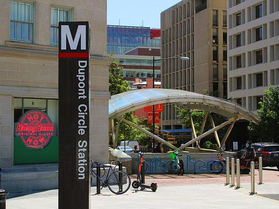 Dupont Metro 8 minute walk