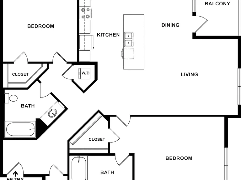 B3 2 Bedroom 2 Bath B3 2 Bedroom 2 Bath