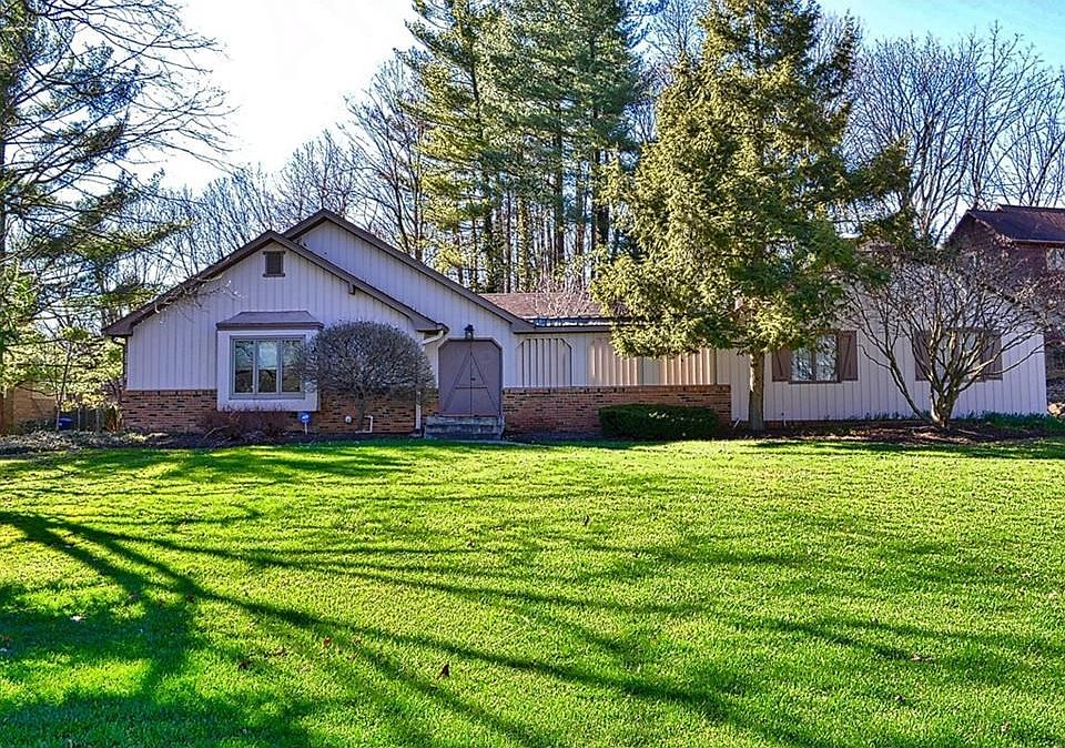 Beautiful park like setting on large .79 acre lot in highly desirable Eden Forest neighborhood in Carmel.