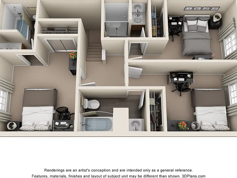 4-4 Townhome Upgraded Quartz (Floor 2) 4-4 Townhome Upgraded Quartz (Floor 2)