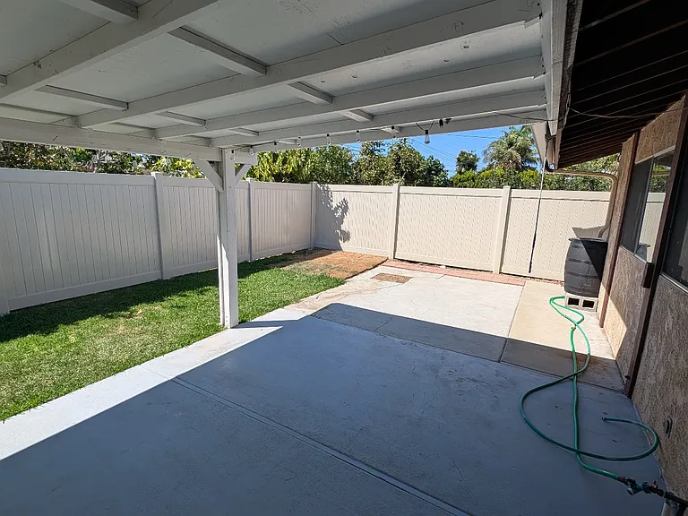 Covered patio