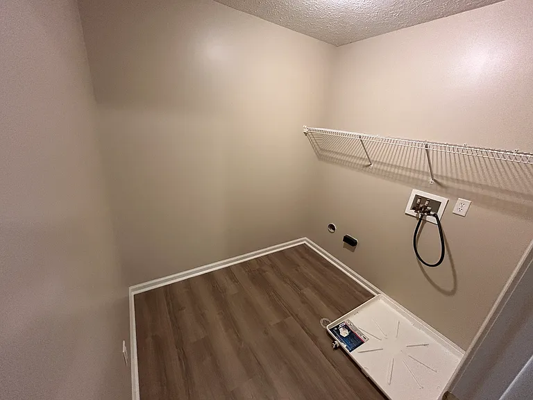 Upstairs laundry - electric hook-ups for washer and dryer