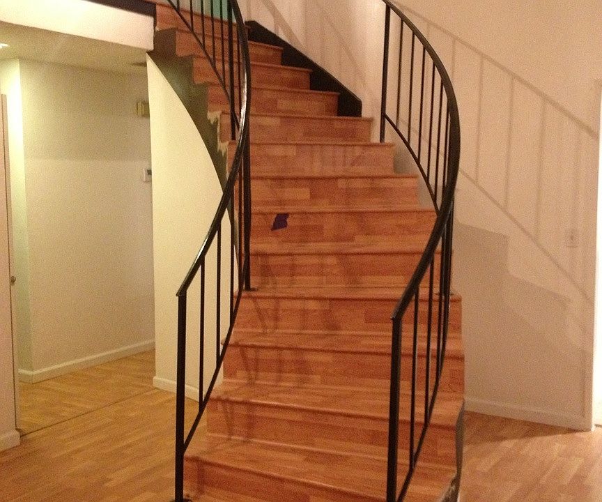 Newly renovated spiral staircase