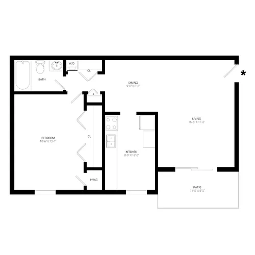 Floor plan The Dogwood