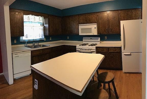 Kitchen with lots of counter space.