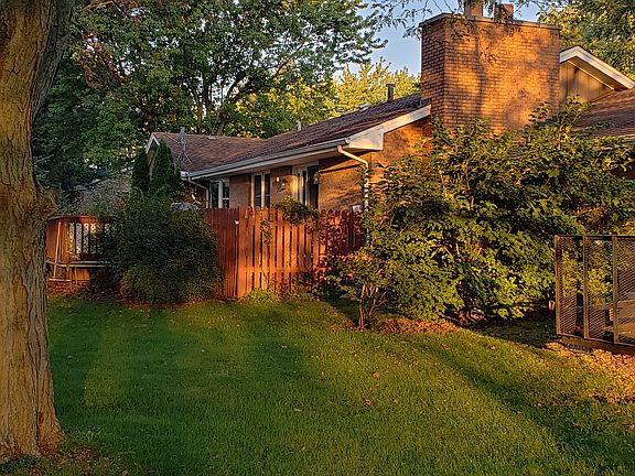 East view of back deck