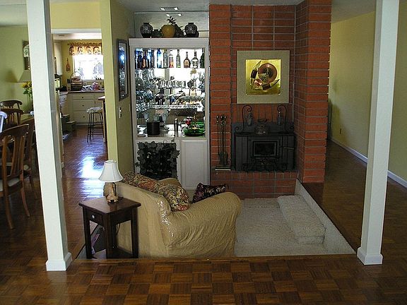 Reading Pit with Fireplace