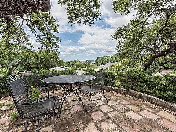 Front patio with view