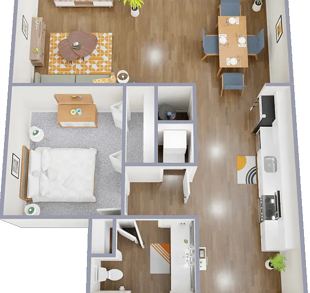 Tweed Canape' Floorplan Diagram