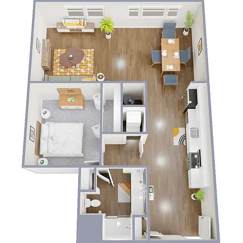 Floor plan Tweed Canape'