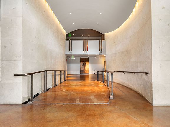 Upon entry you feel the warmth and privacy of the building.