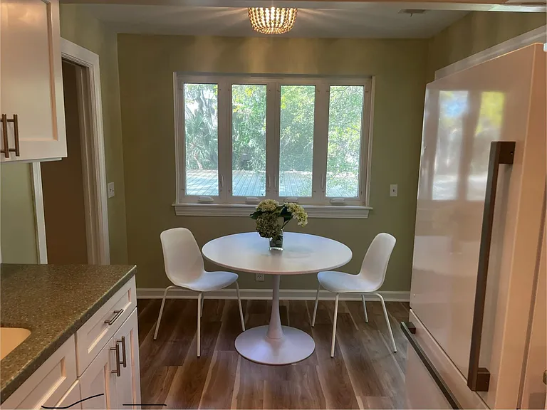 Breakfast room with large window for light and view