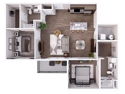 Floor plan Founders 2C