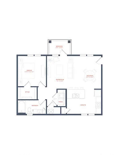 Floor plan A4 - Walk-in Closet