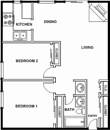 Floor plan 2X1