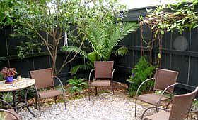 Private courtyard