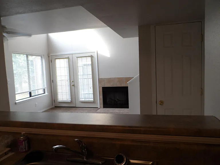 Looking from Kitchen to Living Room