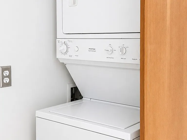 In unit washer and dryer
