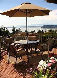 Deck view of Whidbey Island