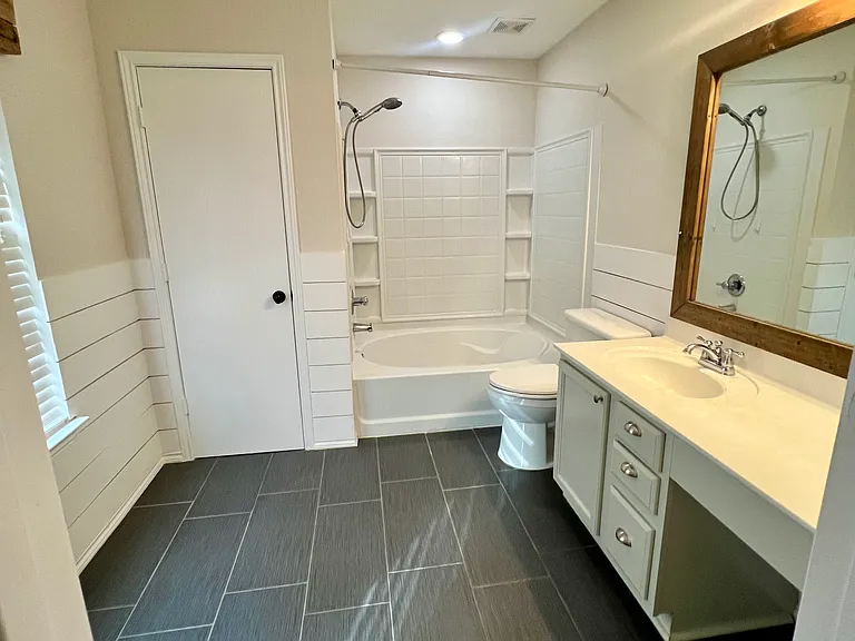 Bathroom suite in bedroom